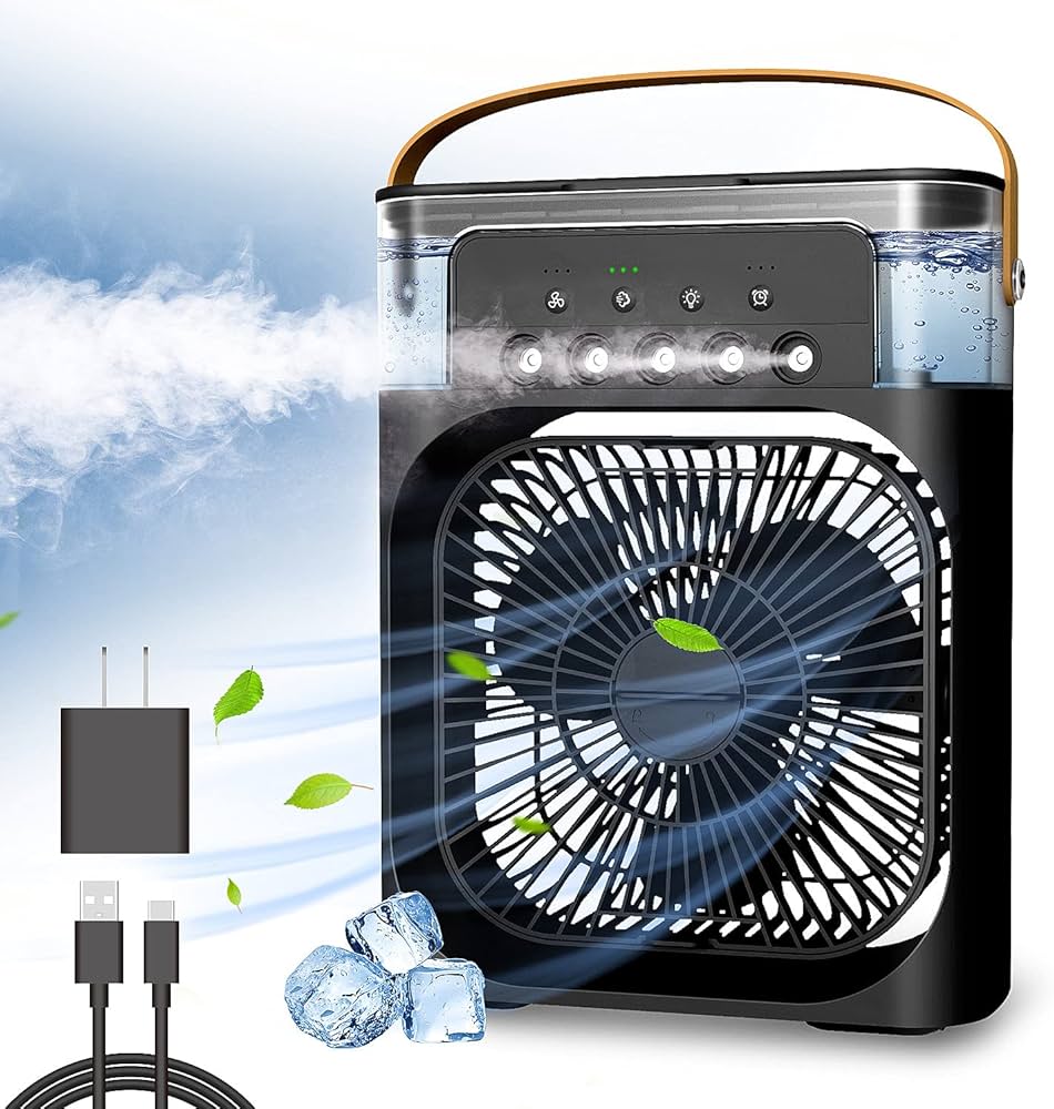 Humidificador portátil Ventilador 3 en 1